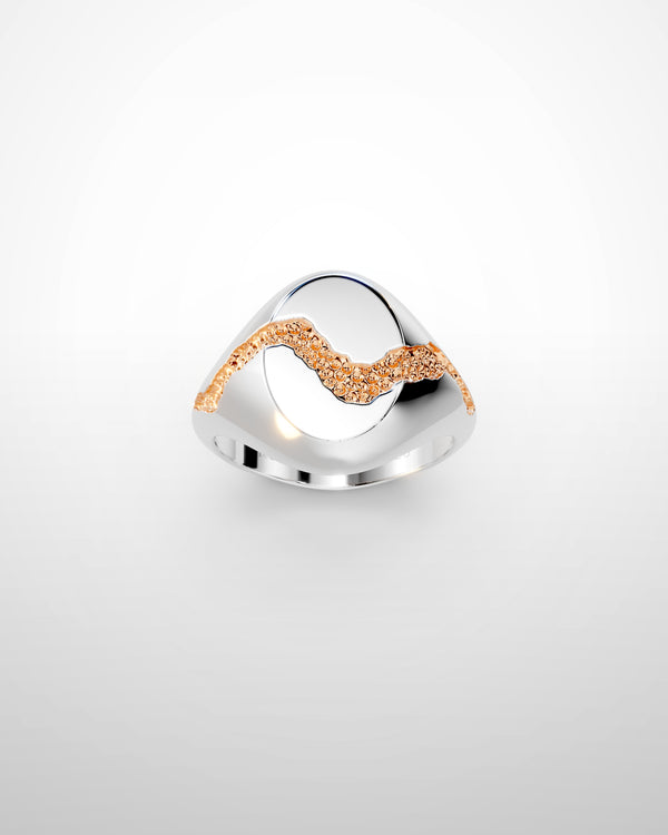 Mirage No. 2 in Silver and Rose Gold Plated
