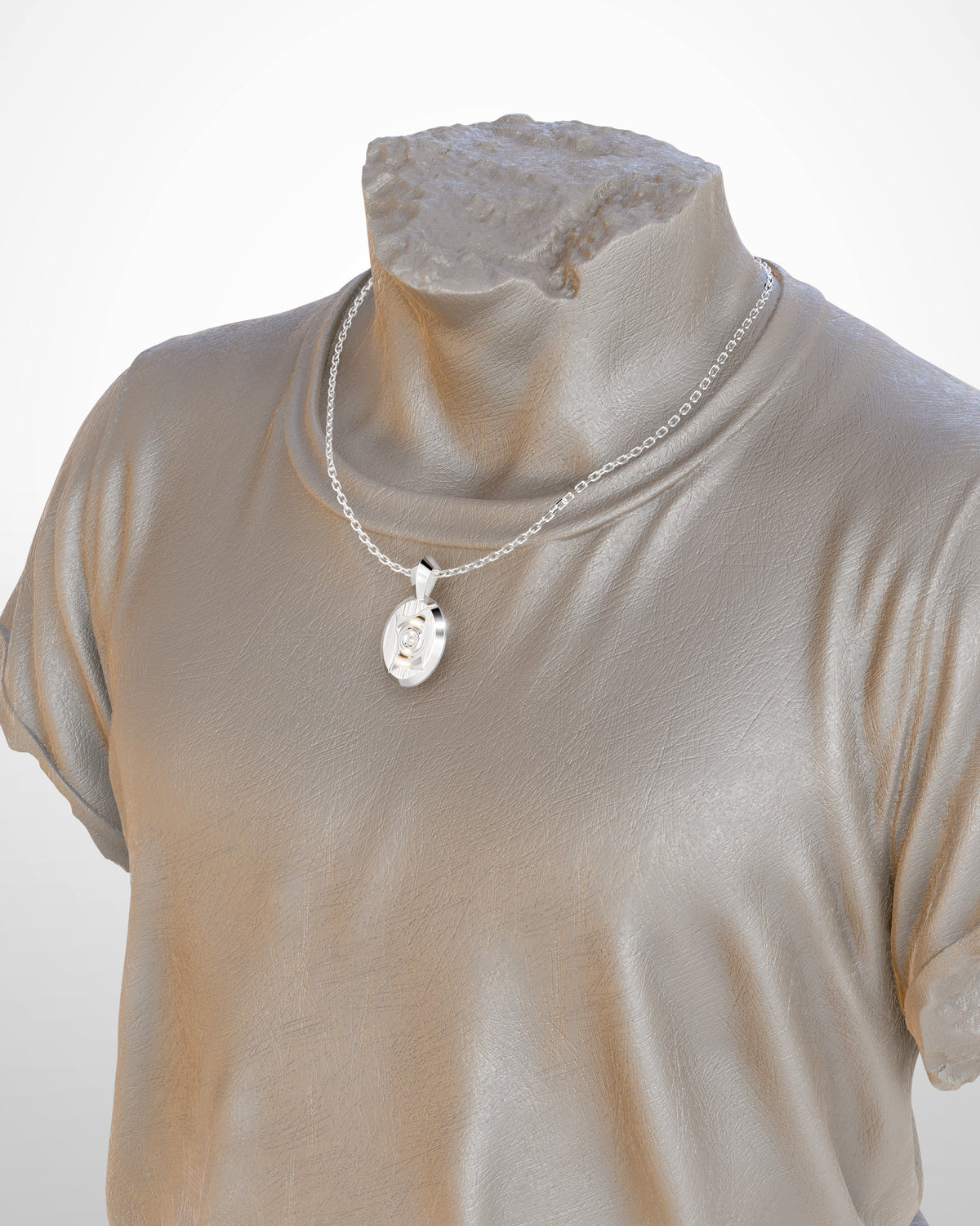 Meredith No. 1 Silver — worn on hand
