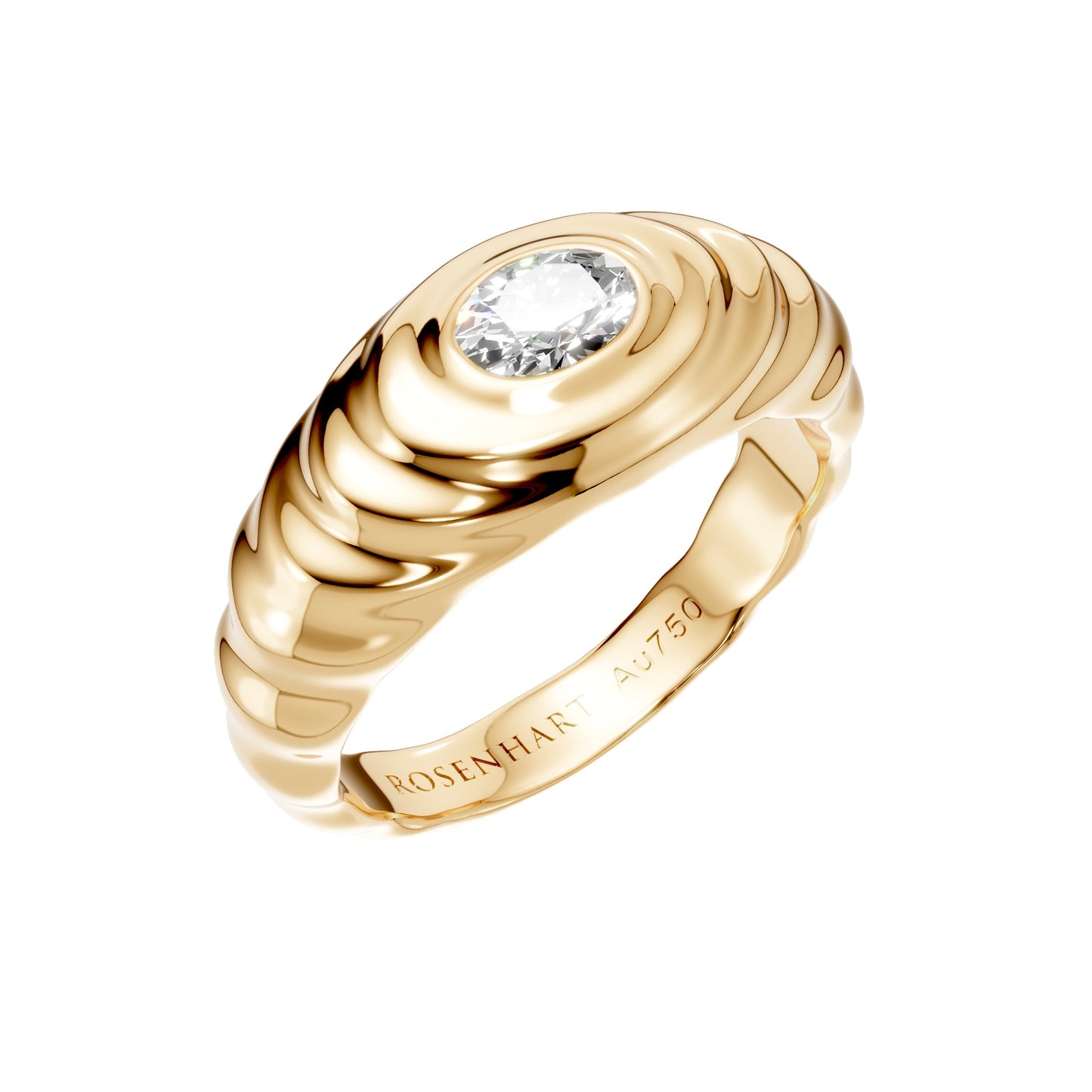 LIQUID GINA - OR JAUNE DIAMANT BLANC